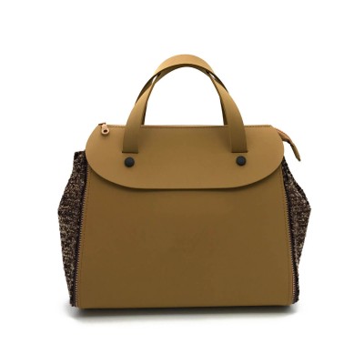 Mina in Eva Camel and Brown...