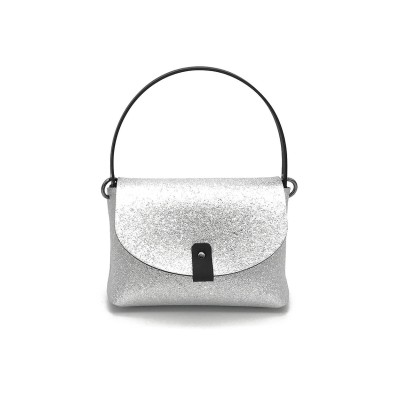 Lina in Silver Glitter and...