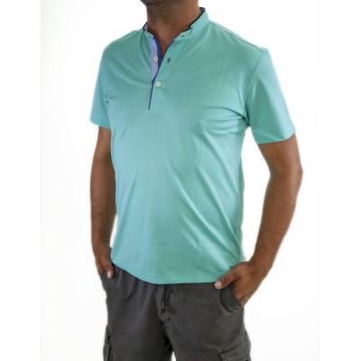 John – Aquagrüner Pullover...